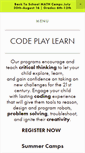 Mobile Screenshot of codeplaylearn.com